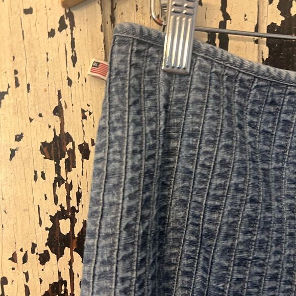 Vintage Polo Jeans company Ralph Lauren denim ruffle skirt. Size 12. Western. - Picture 3 of 10